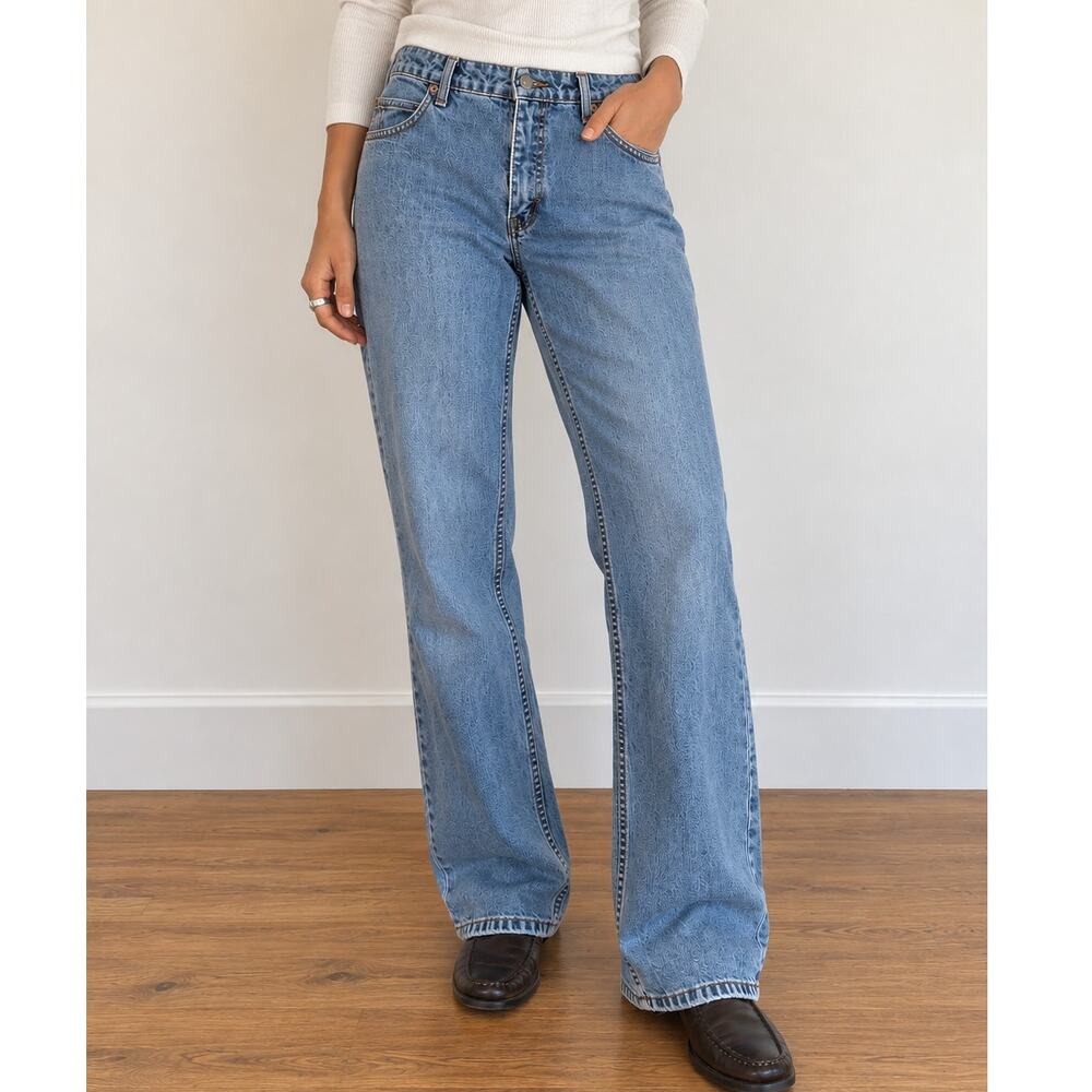 Vtg Y2K Harley Davidson Straight Bootcut Jeans Medium Wash Made in Canada Size 6